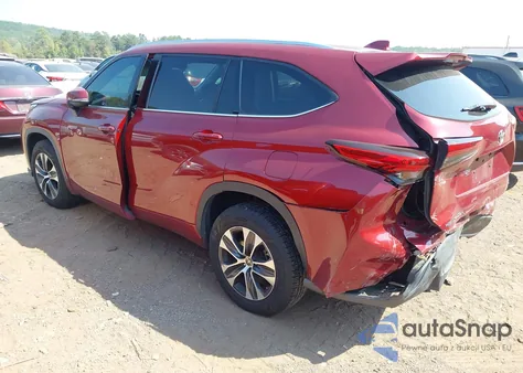 2020 Toyota Highlander Xle z USA, uszkodzony, nr VIN 5TDGZRAH9LS000822